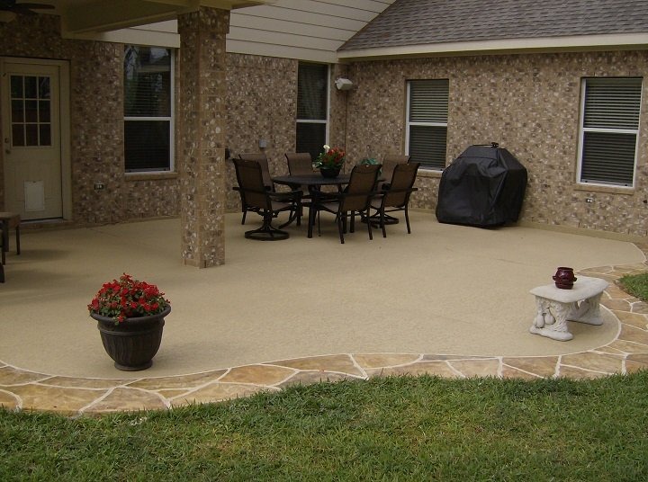 concrete patio Daytona Beach Concrete Company in Florida
